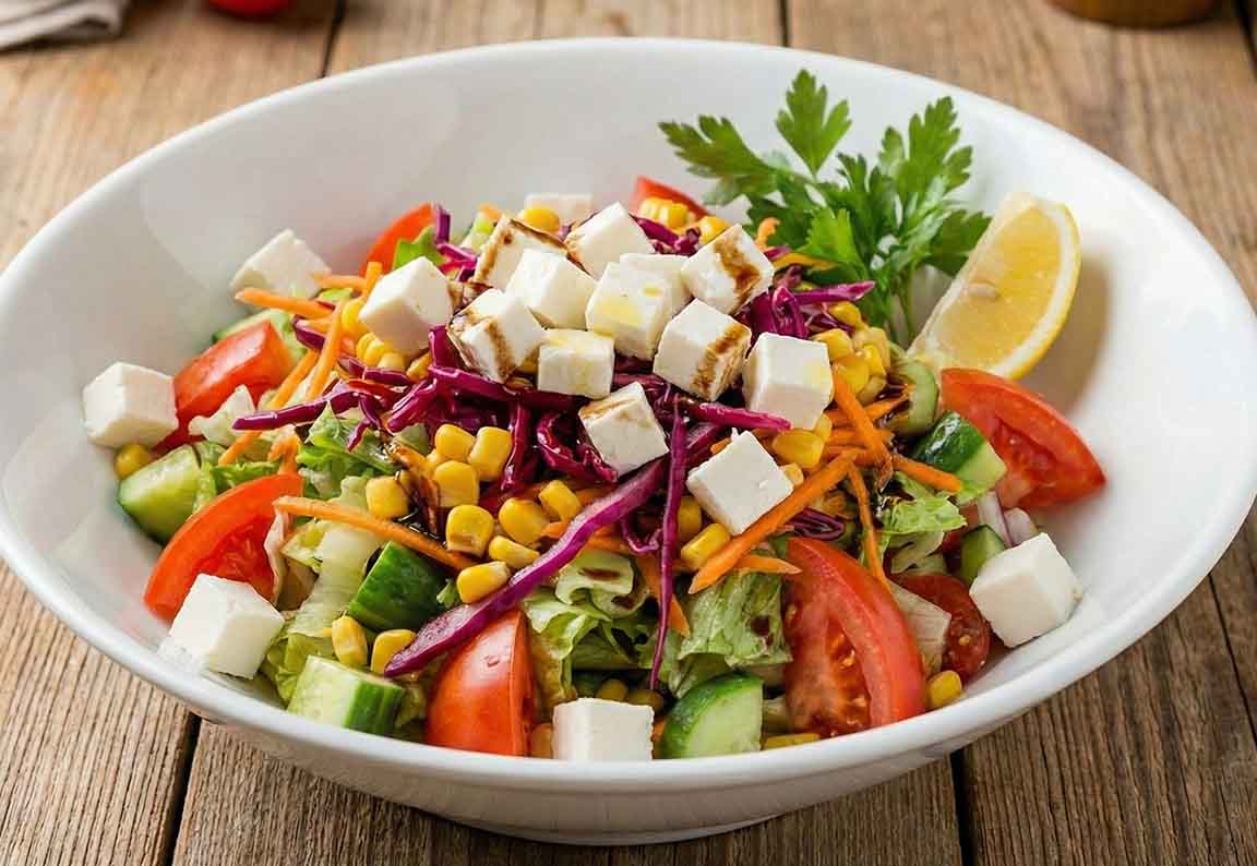 Peynirli Mevsim Salata