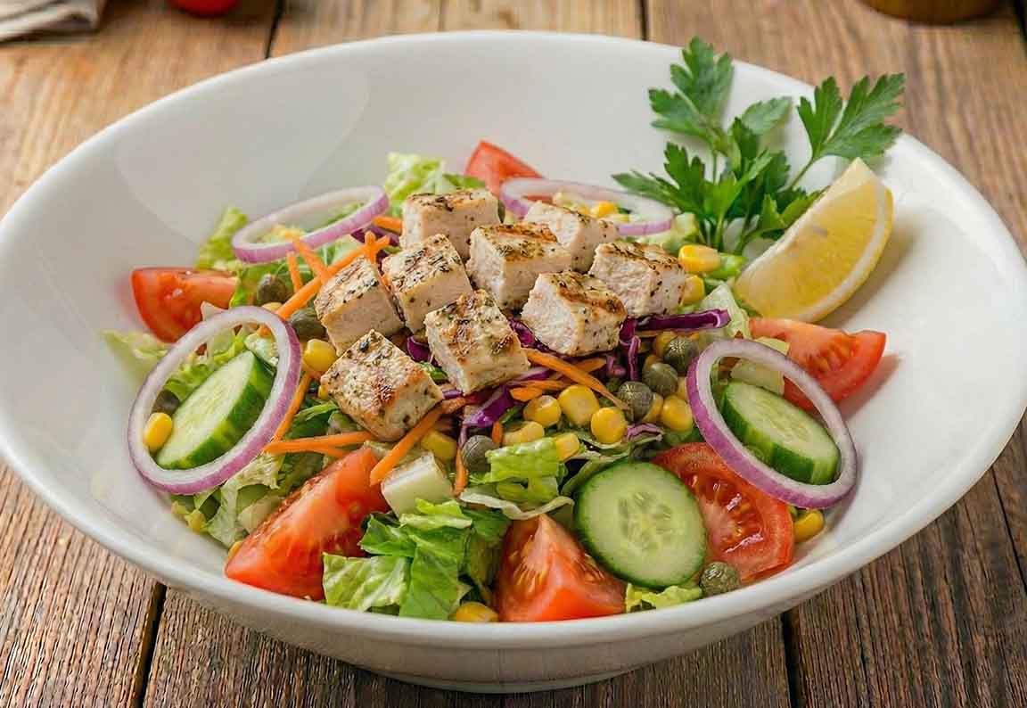 Tavuklu Mevsim Salata